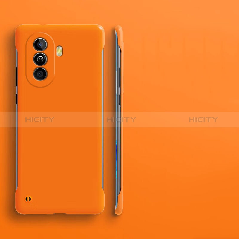 Funda Dura Plastico Rigida Sin Marco Carcasa Mate para Huawei Enjoy 50 Naranja