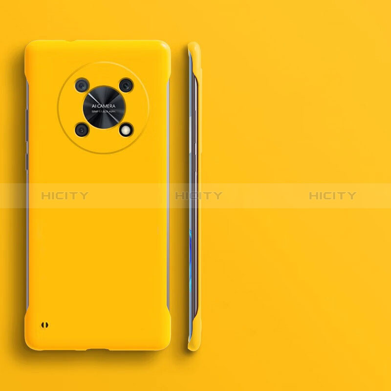 Funda Dura Plastico Rigida Sin Marco Carcasa Mate para Huawei Enjoy 50 Pro Amarillo