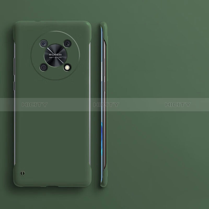 Funda Dura Plastico Rigida Sin Marco Carcasa Mate para Huawei Enjoy 50 Pro Verde Noche