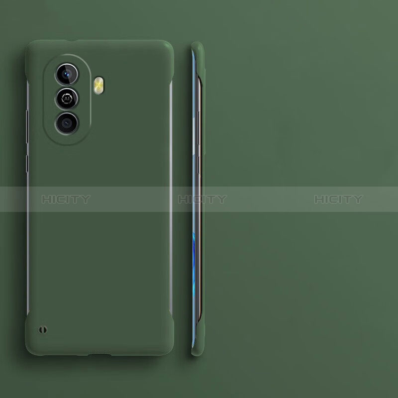 Funda Dura Plastico Rigida Sin Marco Carcasa Mate para Huawei Enjoy 50 Verde Noche