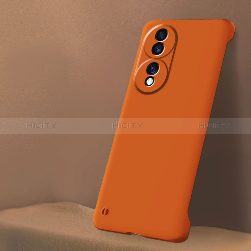 Funda Dura Plastico Rigida Sin Marco Carcasa Mate para Huawei Honor 70 5G Naranja