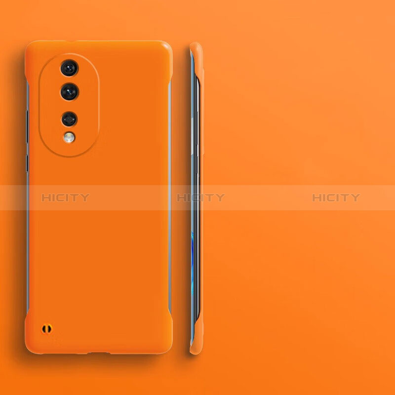 Funda Dura Plastico Rigida Sin Marco Carcasa Mate para Huawei Honor 80 5G Naranja