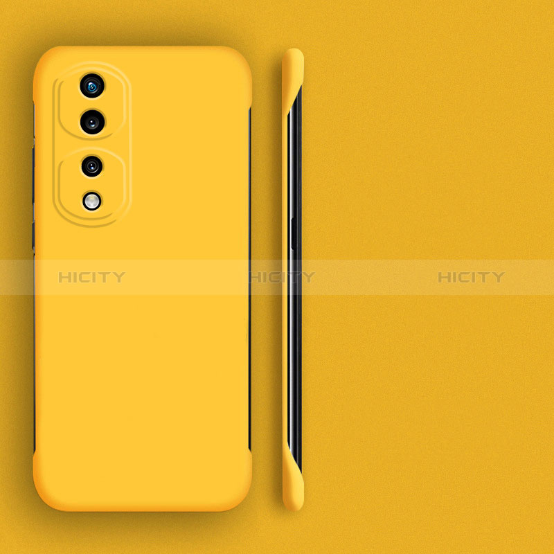 Funda Dura Plastico Rigida Sin Marco Carcasa Mate para Huawei Honor 80 Pro 5G Amarillo