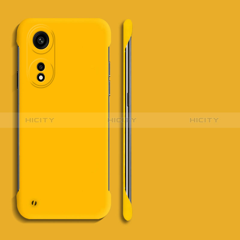 Funda Dura Plastico Rigida Sin Marco Carcasa Mate para Huawei Honor X5 Plus Amarillo