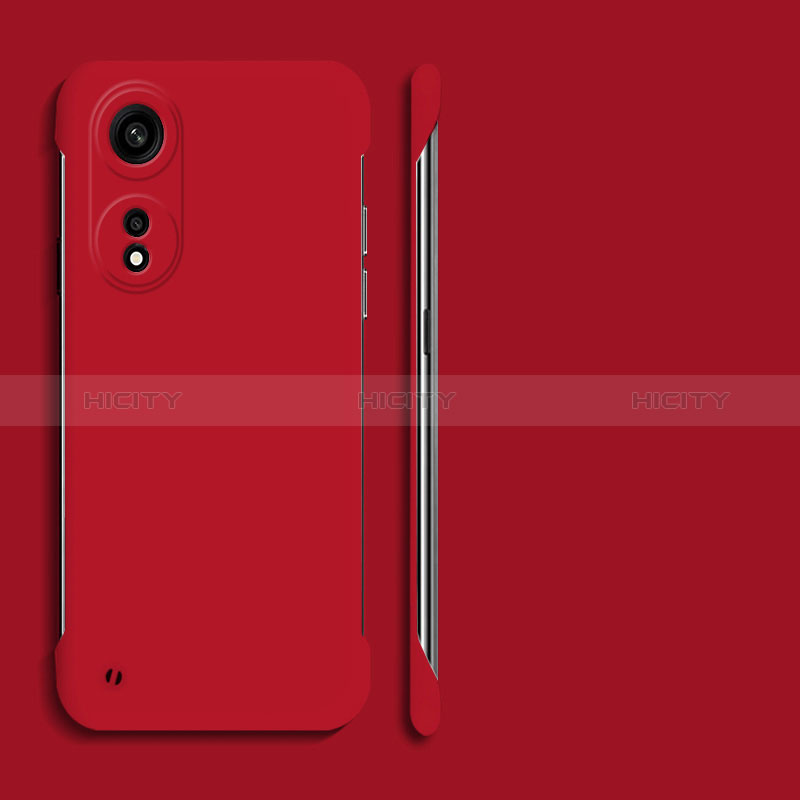 Funda Dura Plastico Rigida Sin Marco Carcasa Mate para Huawei Honor X5 Plus Rojo