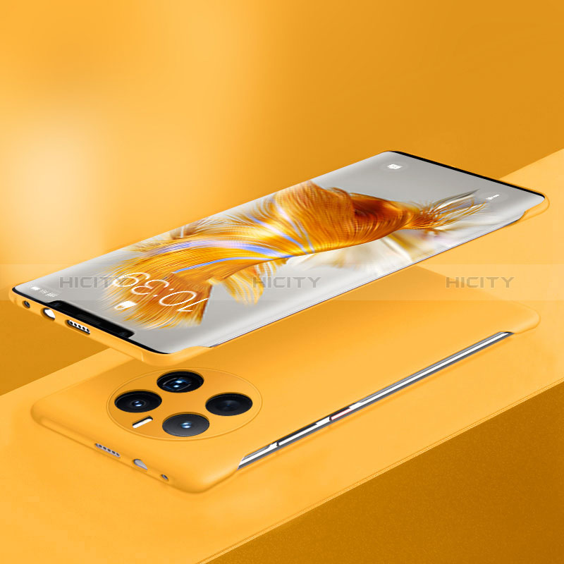 Funda Dura Plastico Rigida Sin Marco Carcasa Mate para Huawei Mate 50 Pro Amarillo