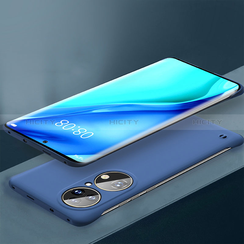 Funda Dura Plastico Rigida Sin Marco Carcasa Mate para Huawei P50 Azul