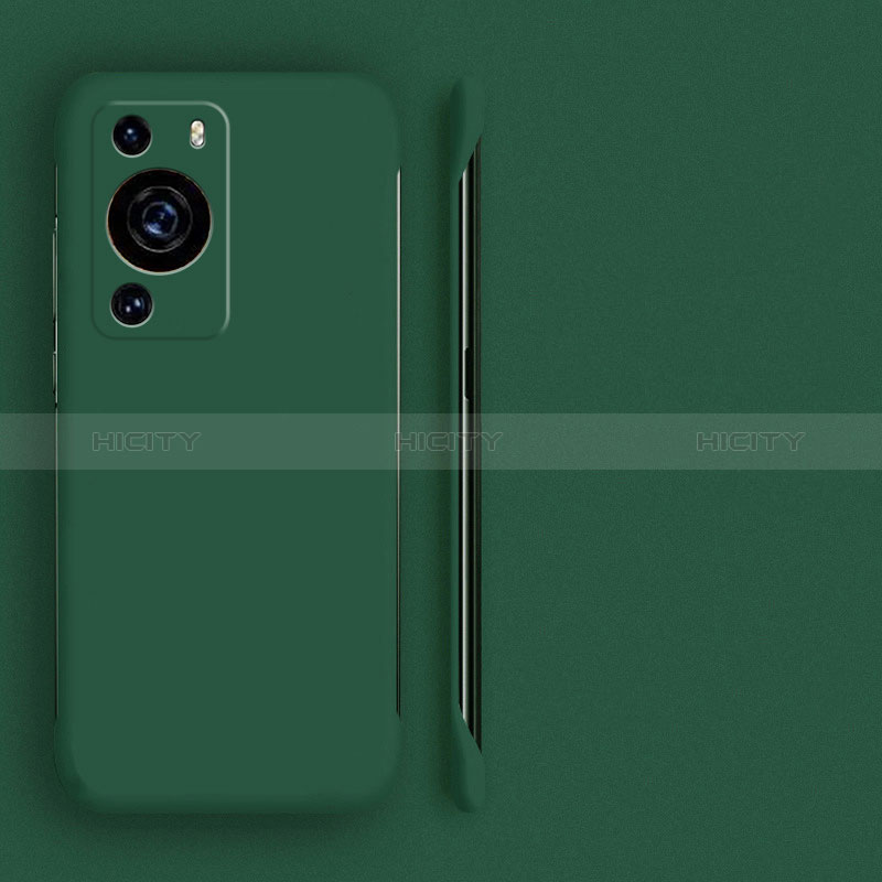 Funda Dura Plastico Rigida Sin Marco Carcasa Mate para Huawei P60 Pro Verde Noche