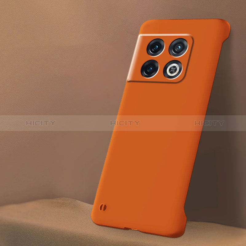 Funda Dura Plastico Rigida Sin Marco Carcasa Mate para OnePlus 10 Pro 5G Naranja