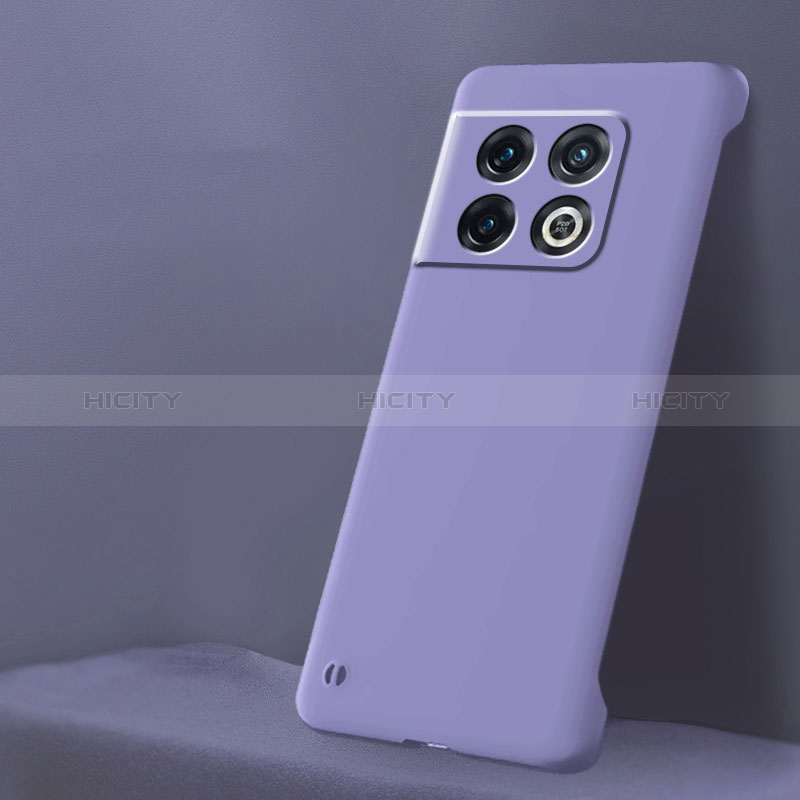 Funda Dura Plastico Rigida Sin Marco Carcasa Mate para OnePlus 10 Pro 5G Purpura Claro