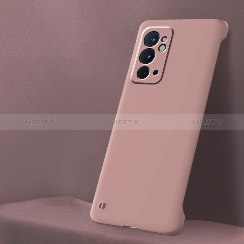 Funda Dura Plastico Rigida Sin Marco Carcasa Mate para OnePlus 9RT 5G Rosa