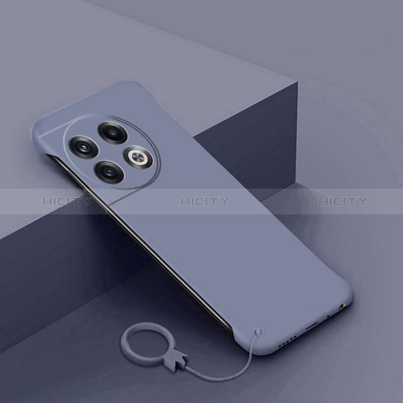 Funda Dura Plastico Rigida Sin Marco Carcasa Mate para OnePlus Ace 2 5G Gris Lavanda