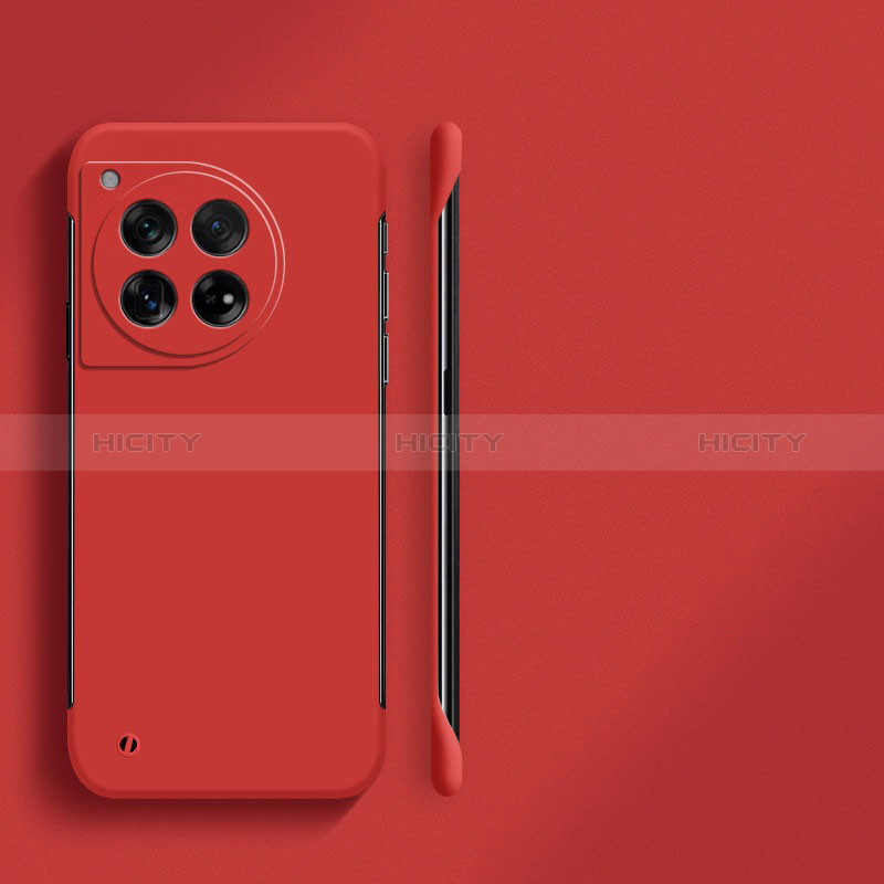 Funda Dura Plastico Rigida Sin Marco Carcasa Mate para OnePlus Ace 3 5G Rojo