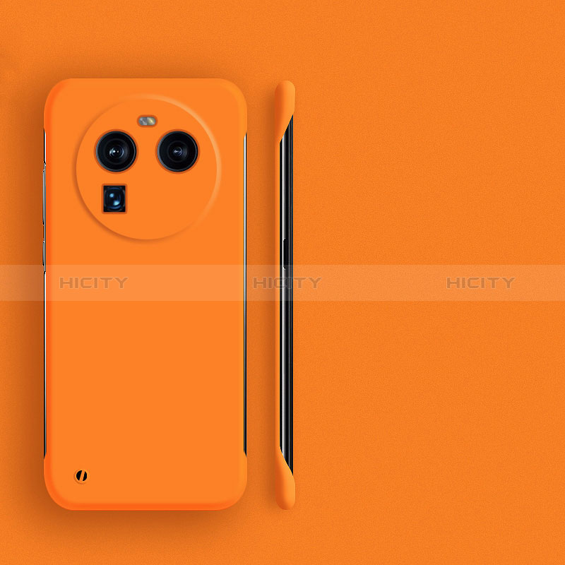 Funda Dura Plastico Rigida Sin Marco Carcasa Mate para Oppo Find X6 5G Naranja