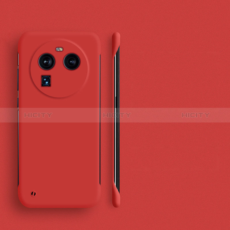 Funda Dura Plastico Rigida Sin Marco Carcasa Mate para Oppo Find X6 5G Rojo