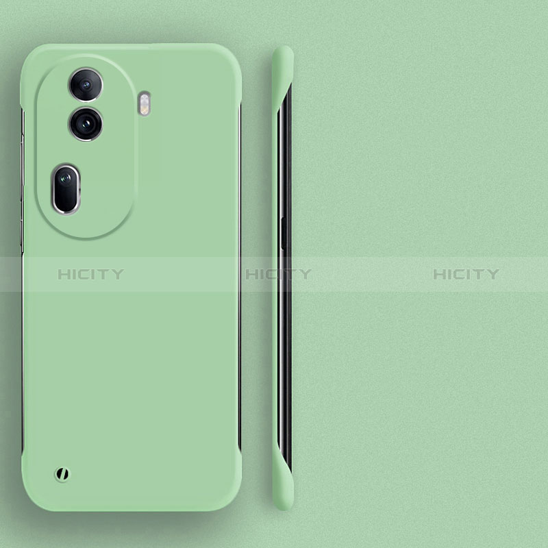 Funda Dura Plastico Rigida Sin Marco Carcasa Mate para Oppo Reno11 Pro 5G Menta Verde