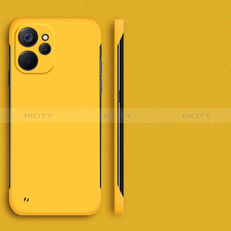 Funda Dura Plastico Rigida Sin Marco Carcasa Mate para Realme 10T 5G Amarillo