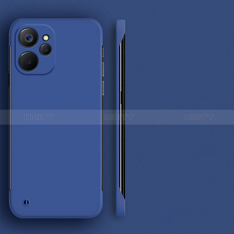 Funda Dura Plastico Rigida Sin Marco Carcasa Mate para Realme 10T 5G Azul