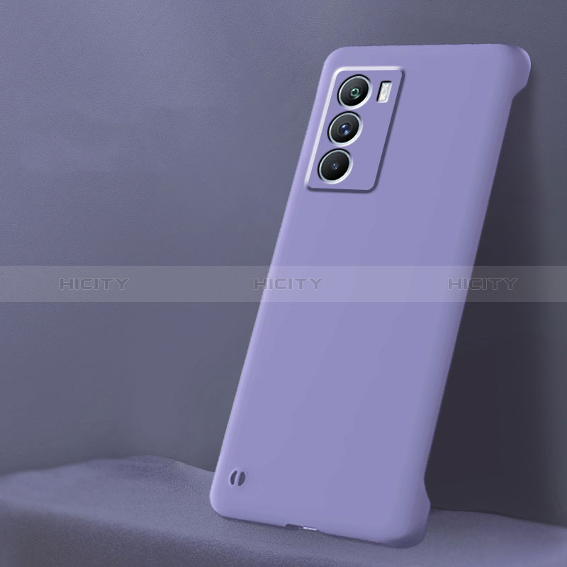 Funda Dura Plastico Rigida Sin Marco Carcasa Mate para Vivo iQOO 9 SE 5G Purpura Claro