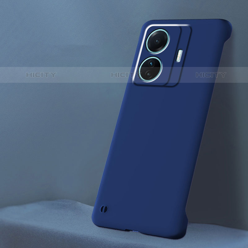 Funda Dura Plastico Rigida Sin Marco Carcasa Mate para Vivo iQOO Z6 Pro 5G Azul