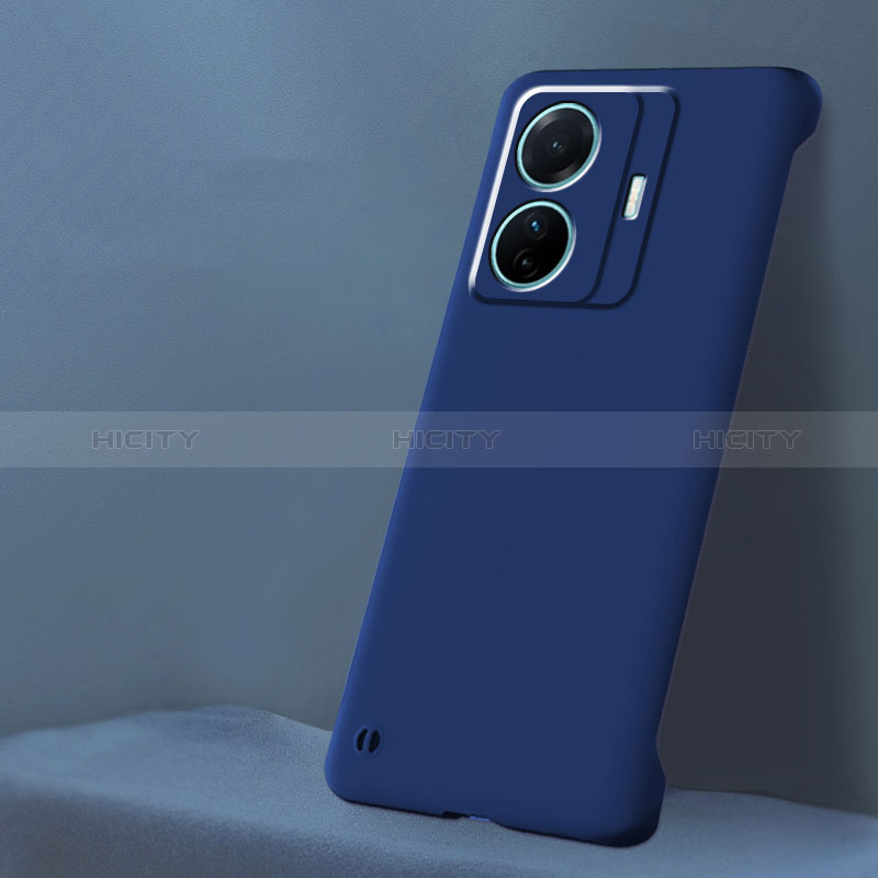 Funda Dura Plastico Rigida Sin Marco Carcasa Mate para Vivo T1 5G Azul