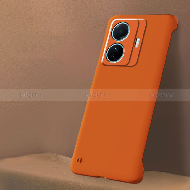 Funda Dura Plastico Rigida Sin Marco Carcasa Mate para Vivo T1 5G Naranja