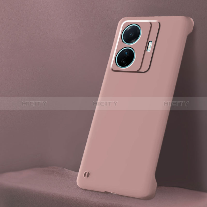 Funda Dura Plastico Rigida Sin Marco Carcasa Mate para Vivo T1 5G Rosa