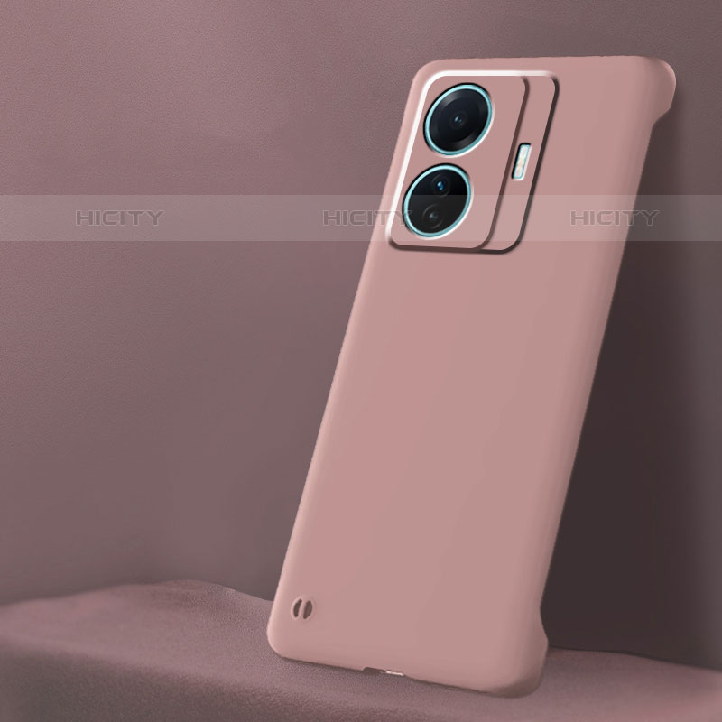 Funda Dura Plastico Rigida Sin Marco Carcasa Mate para Vivo T1 Pro 5G Rosa