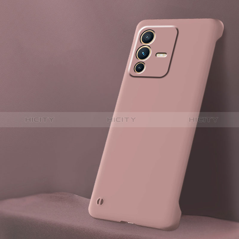 Funda Dura Plastico Rigida Sin Marco Carcasa Mate para Vivo V23 Pro 5G Rosa