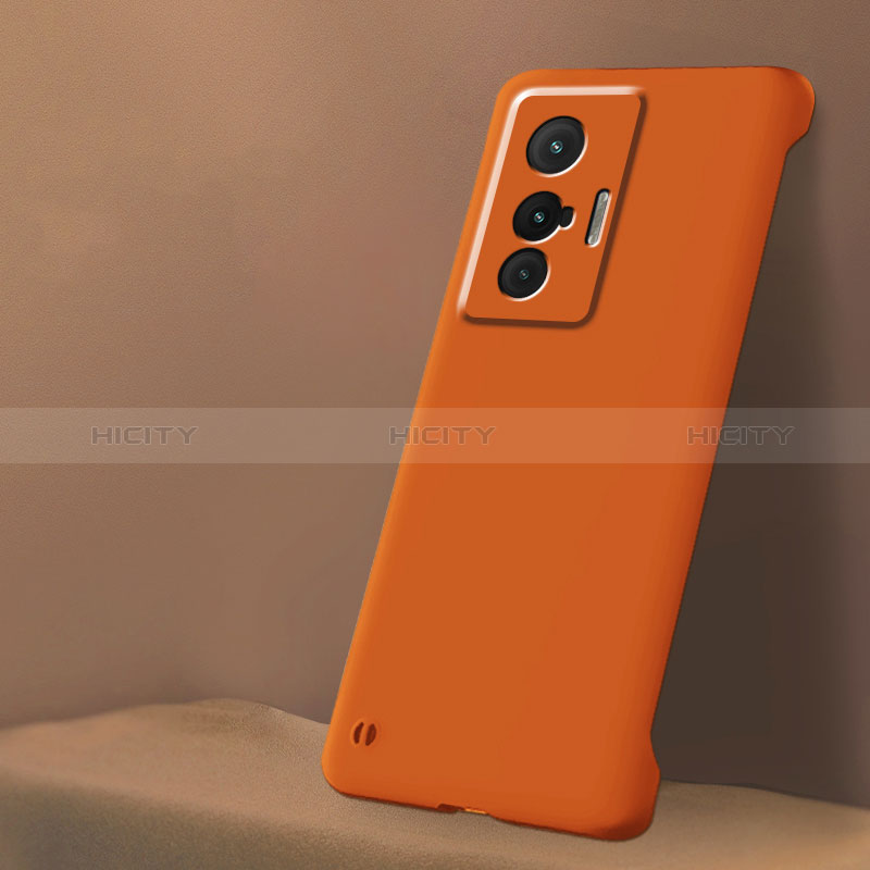 Funda Dura Plastico Rigida Sin Marco Carcasa Mate para Vivo X70 5G Naranja