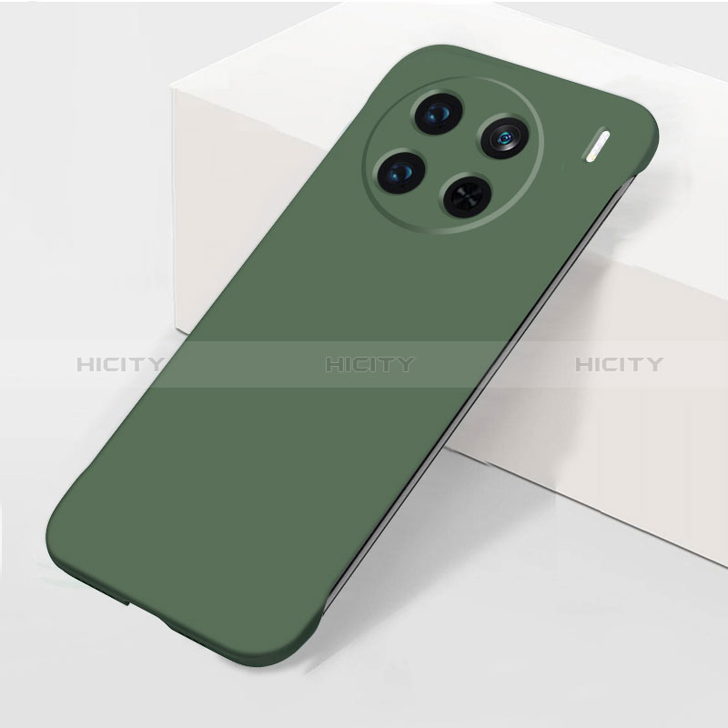 Funda Dura Plastico Rigida Sin Marco Carcasa Mate para Vivo X90 5G Verde Noche