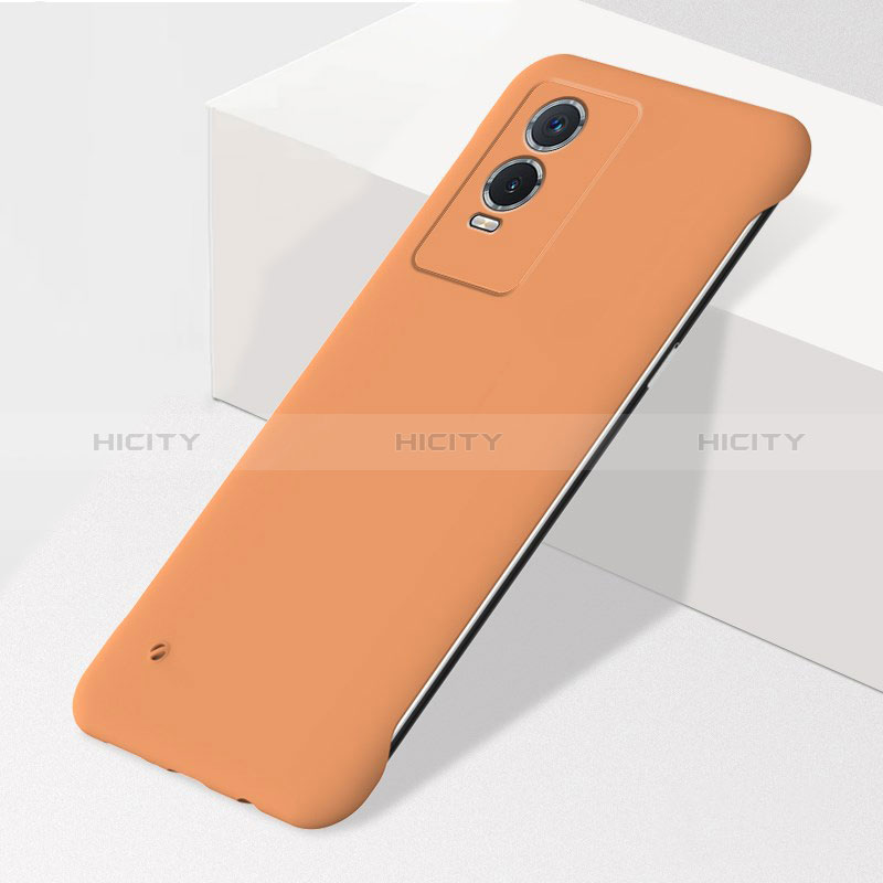 Funda Dura Plastico Rigida Sin Marco Carcasa Mate para Vivo Y76s 5G Naranja