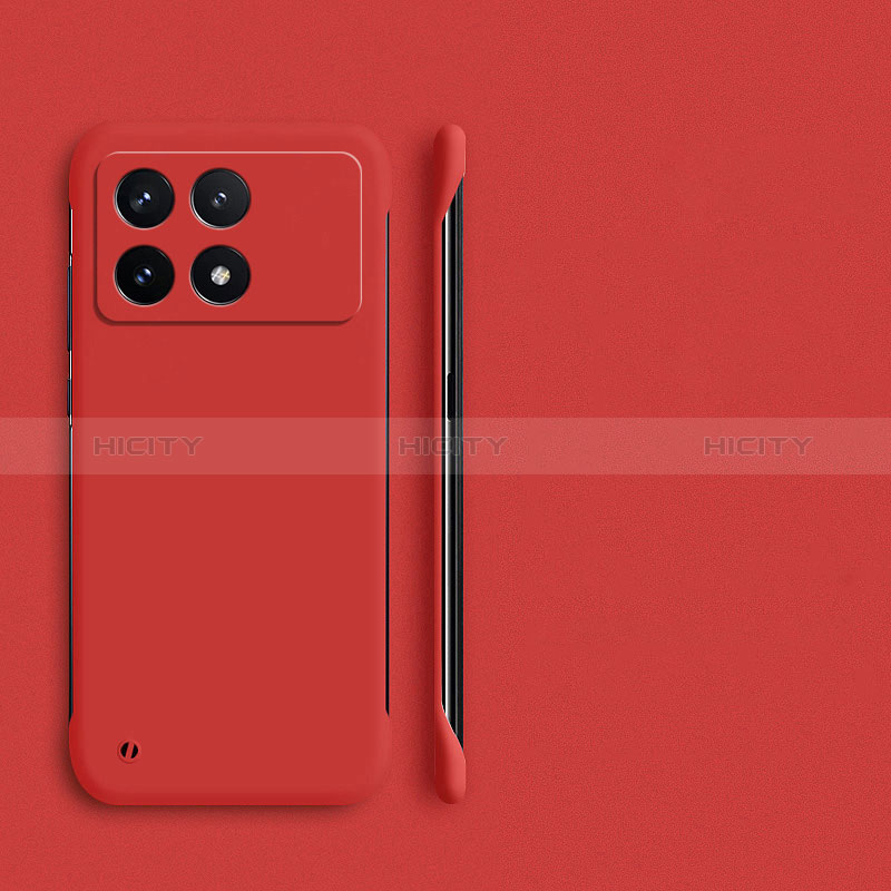 Funda Dura Plastico Rigida Sin Marco Carcasa Mate para Xiaomi Redmi K70 5G Rojo