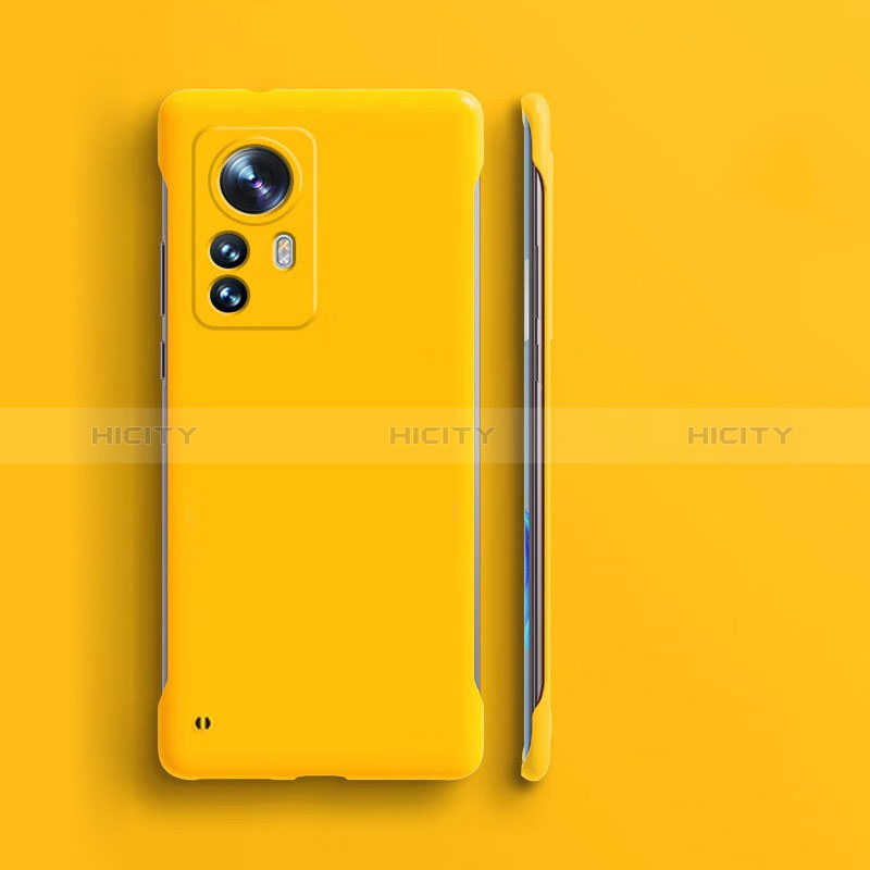 Funda Dura Plastico Rigida Sin Marco Carcasa Mate para Xiaomi Redmi Note 12S Amarillo