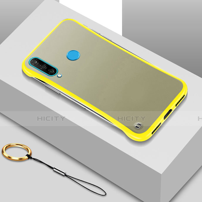 Funda Dura Ultrafina Carcasa Transparente Mate H01 para Huawei P30 Lite Amarillo