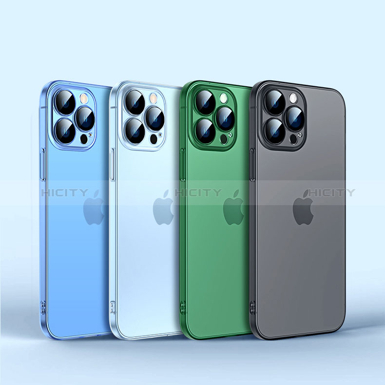 Funda Dura Ultrafina Carcasa Transparente Mate QC1 para Apple iPhone 14 Pro