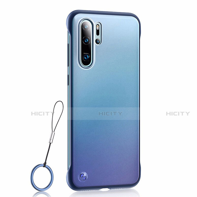 Funda Dura Ultrafina Carcasa Transparente Mate U01 para Huawei P30 Pro Azul