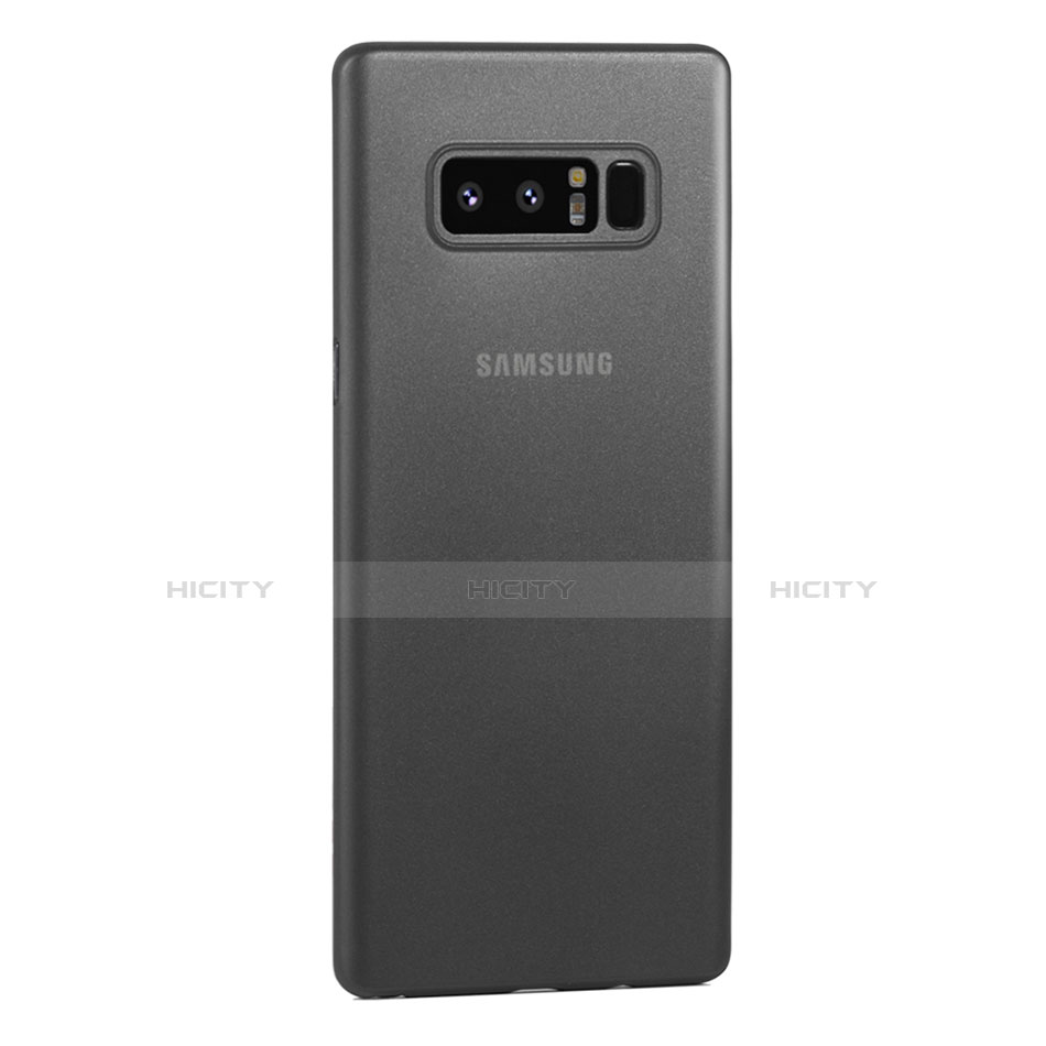 Funda Dura Ultrafina Carcasa Transparente Mate U01 para Samsung Galaxy Note 8 Gris