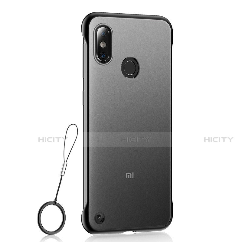 Funda Dura Ultrafina Carcasa Transparente Mate U01 para Xiaomi Mi 8 Negro