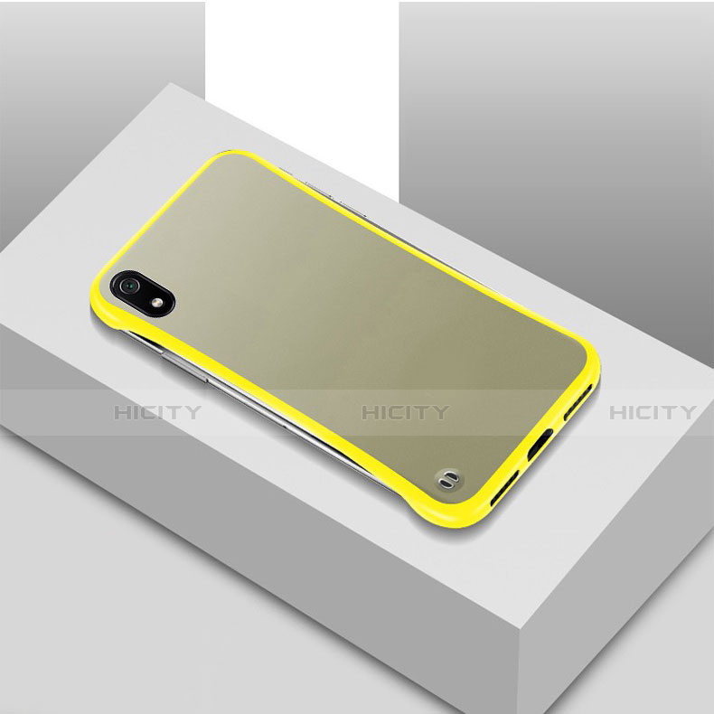 Funda Dura Ultrafina Carcasa Transparente Mate U01 para Xiaomi Redmi 7A Amarillo