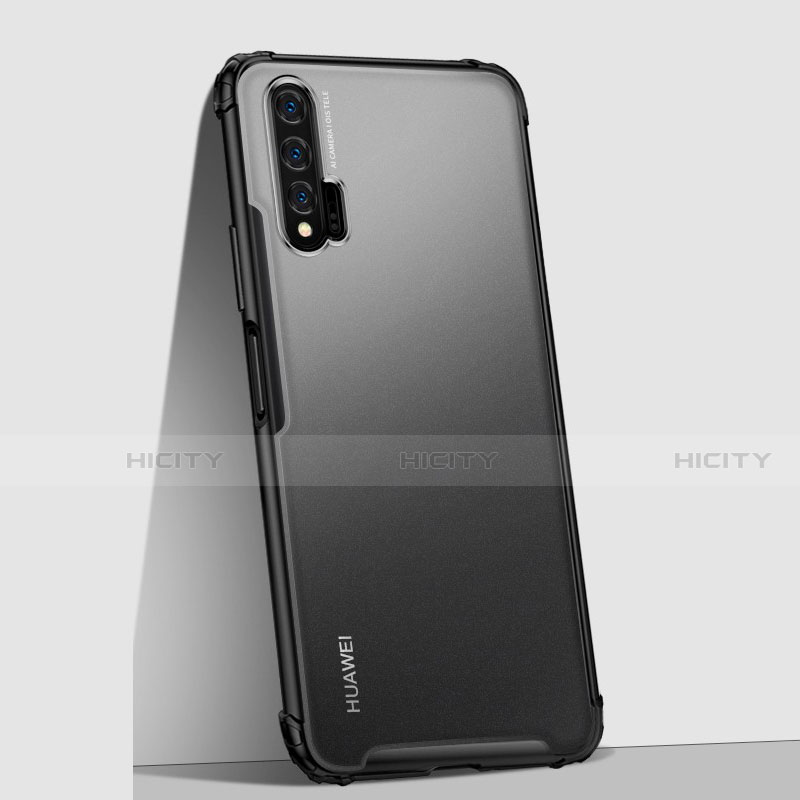 Funda Dura Ultrafina Carcasa Transparente Mate U02 para Huawei Nova 6 Negro