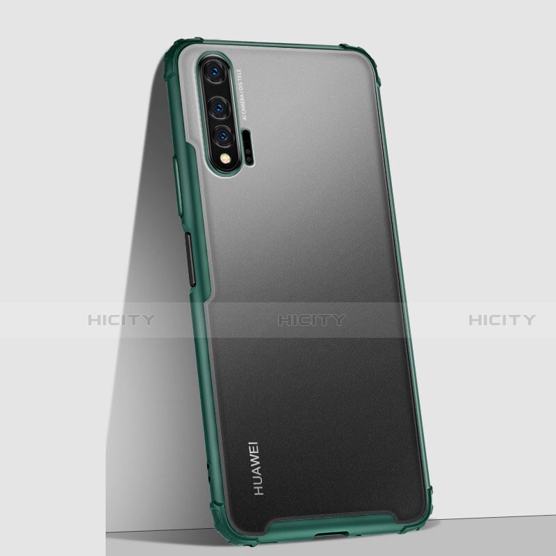 Funda Dura Ultrafina Carcasa Transparente Mate U02 para Huawei Nova 6 Verde