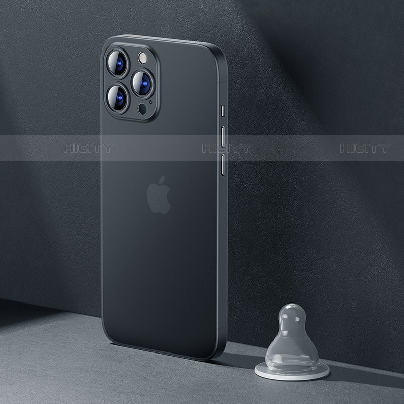 Funda Dura Ultrafina Carcasa Transparente Mate U06 para Apple iPhone 15 Pro Max