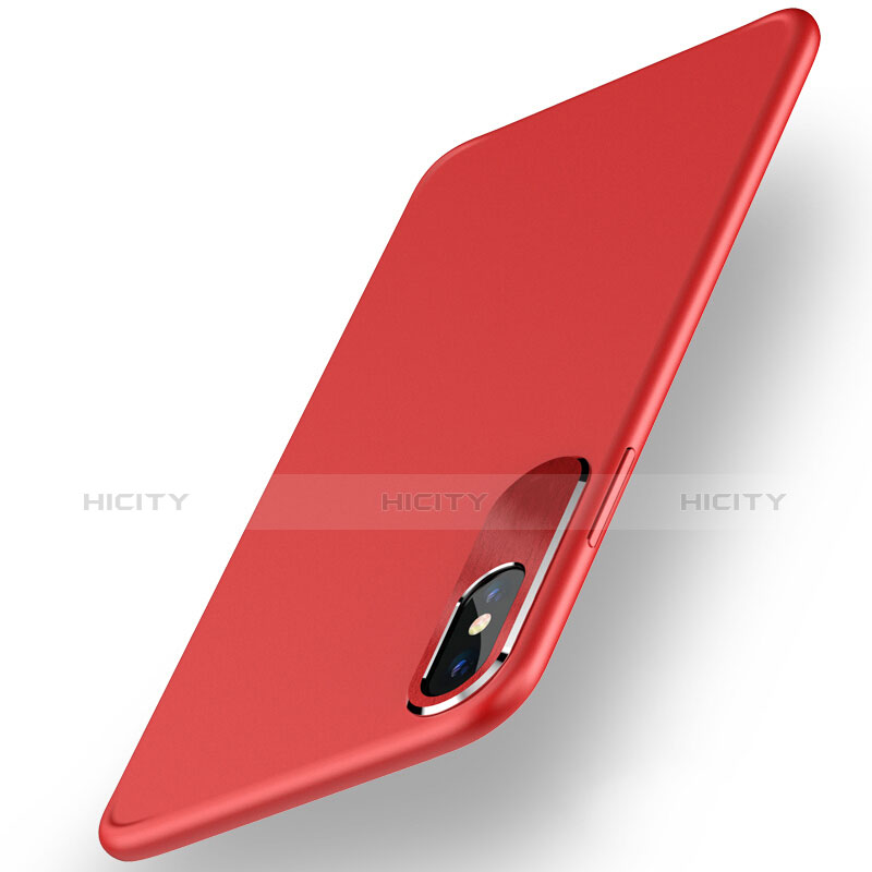 Funda Dura Ultrafina Mate para Apple iPhone X Rojo