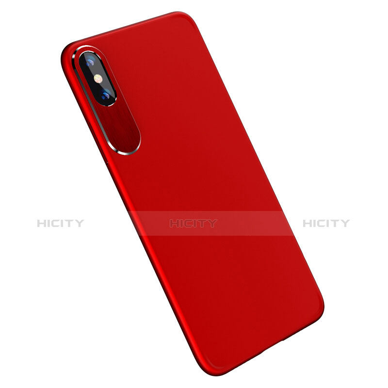 Funda Dura Ultrafina Mate para Apple iPhone X Rojo