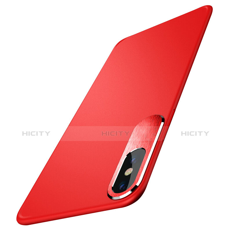 Funda Dura Ultrafina Mate para Apple iPhone X Rojo