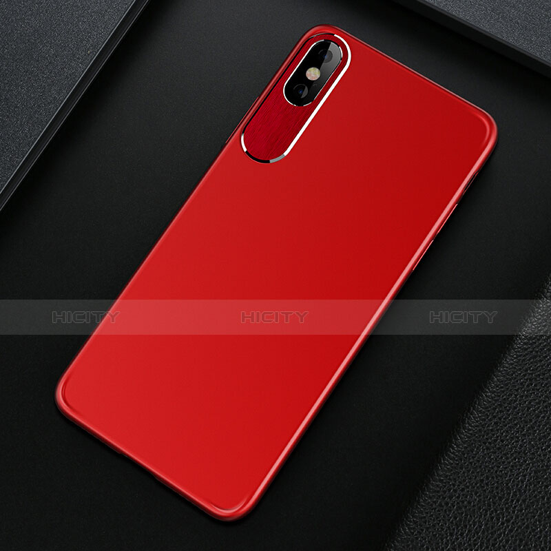 Funda Dura Ultrafina Mate para Apple iPhone X Rojo