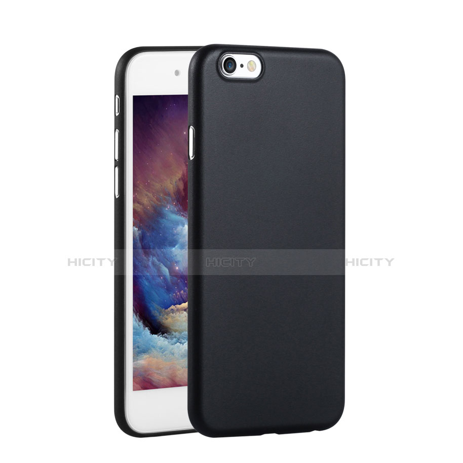 Funda Dura Ultrafina Plastico Rigida Mate para Apple iPhone 6 Negro