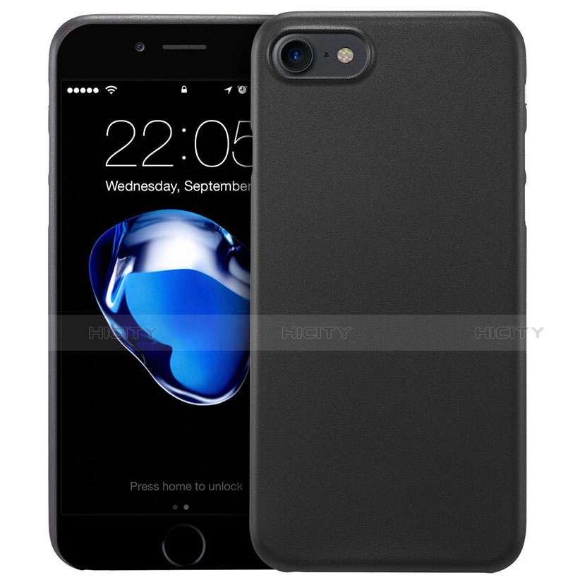 Funda Dura Ultrafina Plastico Rigida Mate para Apple iPhone SE (2020) Negro