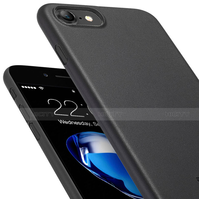 Funda Dura Ultrafina Plastico Rigida Mate para Apple iPhone SE (2020) Negro